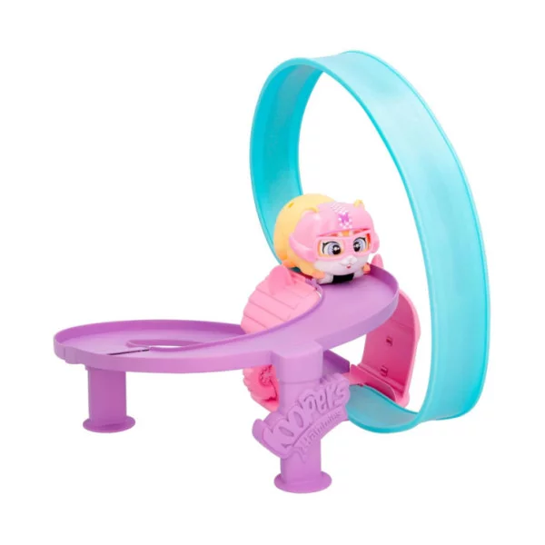 Criceto Interattivo Loopers Hammies – Giocattolo con Ruota e Pista, Colore Casuale, per Bambini 3+ Anni