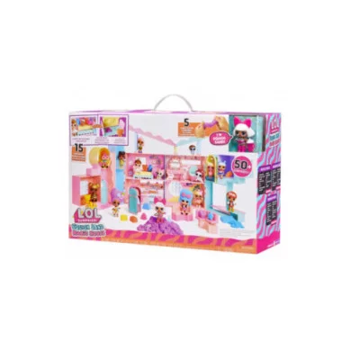 L.O.L. Surprise Squish Sand Magic House – Casa delle Bambole con Squish Sand, Accessori e Bambola Inclusa 4+ Anni