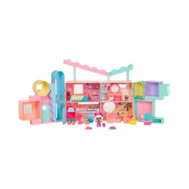 L.O.L. Surprise Squish Sand Magic House – Casa delle Bambole con Squish Sand, Accessori e Bambola Inclusa 4+ Anni
