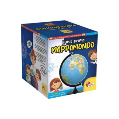 I’m a Genius – Il Mio Primo Mappamondo Didattico 6+ Anni, Globo Geografico per Bambini Lisciani Giochi