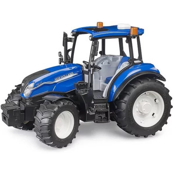Trattore Giocattolo Bruder New Holland T5.120 – Veicolo Agricolo 1:16 per Fattoria e Gioco all’Aperto 3+ Anni