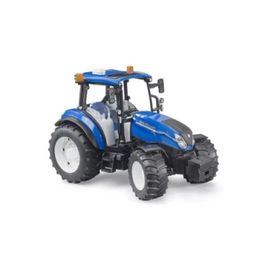 Trattore Giocattolo Bruder New Holland T5.120 – Veicolo Agricolo 1:16 per Fattoria e Gioco all’Aperto 3+ Anni