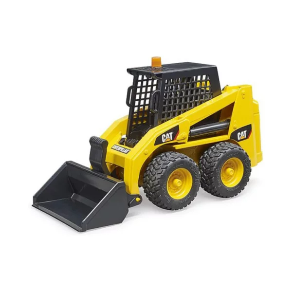 Minipala CAT Bruder 1:16 – Veicolo da Cantiere con Benna Frontale Inclinabile, Giocattolo 3+ Anni