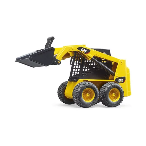 Minipala CAT Bruder 1:16 – Veicolo da Cantiere con Benna Frontale Inclinabile, Giocattolo 3+ Anni