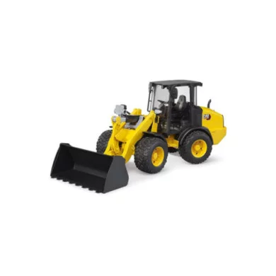 Minipala Articolata CAT Bruder 1:16 – Pala Gommata da Cantiere con Braccio Snodato, Giocattolo 3+ Anni