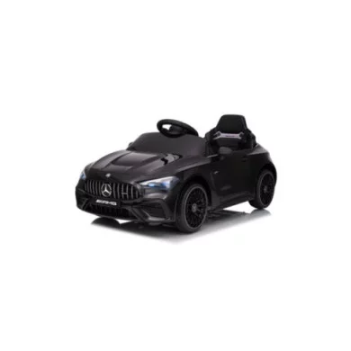 Macchina Elettrica Mercedes CLE53 12V Nera – Auto Sportiva per Bambini con Telecomando, Sedile in Pelle, Luci LED, 3+ Anni