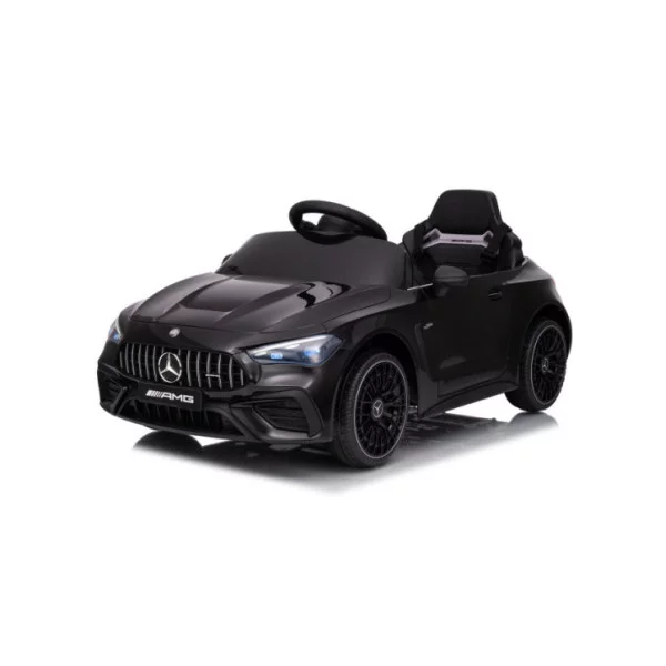 Macchina Elettrica Mercedes CLE53 12V Nera – Auto Sportiva per Bambini con Telecomando, Sedile in Pelle, Luci LED, 3+ Anni