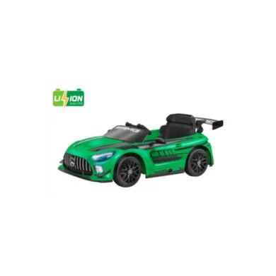 Auto Elettrica Mercedes AMG GT3 12V Spidko – Macchina per Bambini con Telecomando, Verde