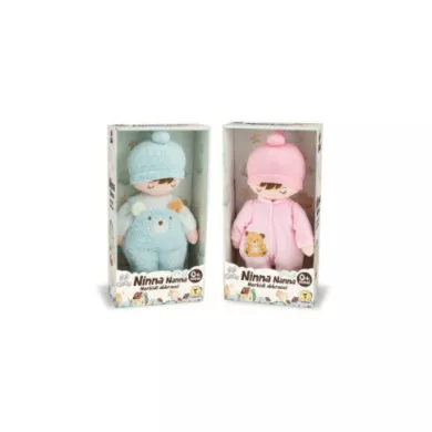 Bambola in Pezza Teorema 35 cm – Morbida Pupazza Ninna Nanna con Suono, 0+ Mesi (Colore Casuale)