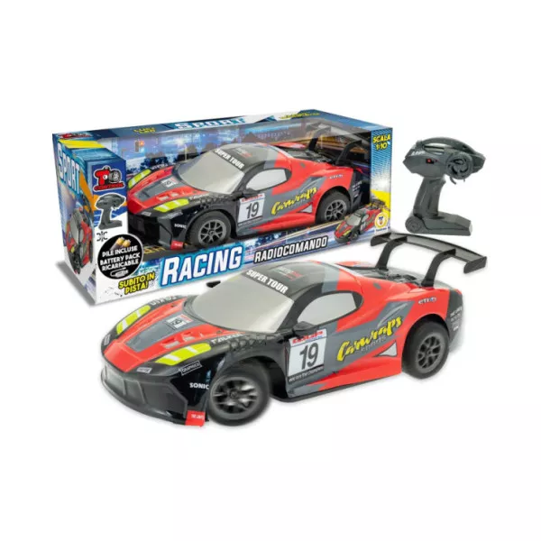 Macchina Radiocomandata Racing 1:10 – Auto da Corsa RC Veloce con Batteria Ricaricabile per Bambini 6+ Anni