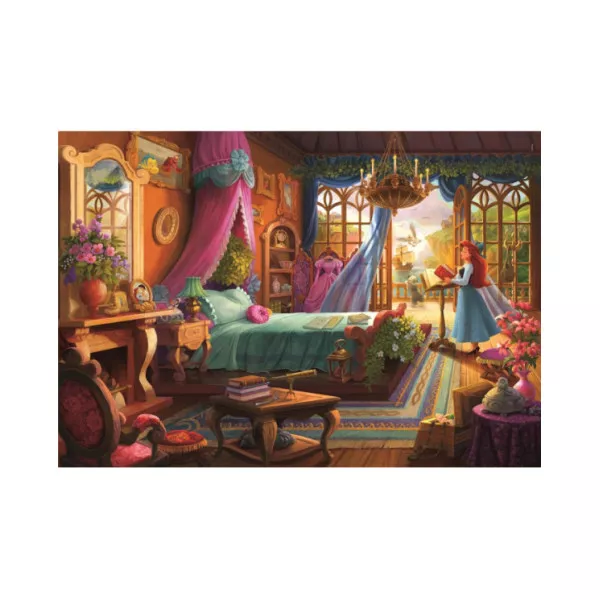 Puzzle 500 Pezzi Ariel – Disney Princess Ever After Collection, Illustrazione Artistica 12+ Anni Clementoni