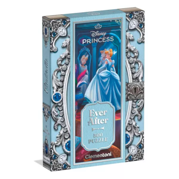 Puzzle 500 Pezzi Cenerentola – Disney Princess Ever After Collection, Illustrazione Artistica 12+ Anni Clementoni