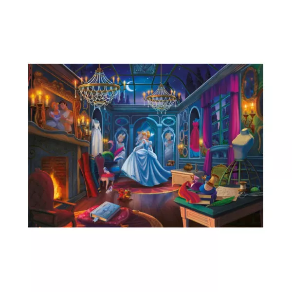Puzzle 500 Pezzi Cenerentola – Disney Princess Ever After Collection, Illustrazione Artistica 12+ Anni Clementoni