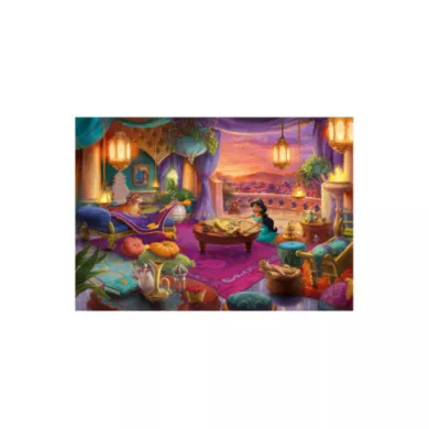 Puzzle 500 Pezzi Jasmine – Disney Princess Ever After Collection, Illustrazione Artistica 12+ Anni Clementoni