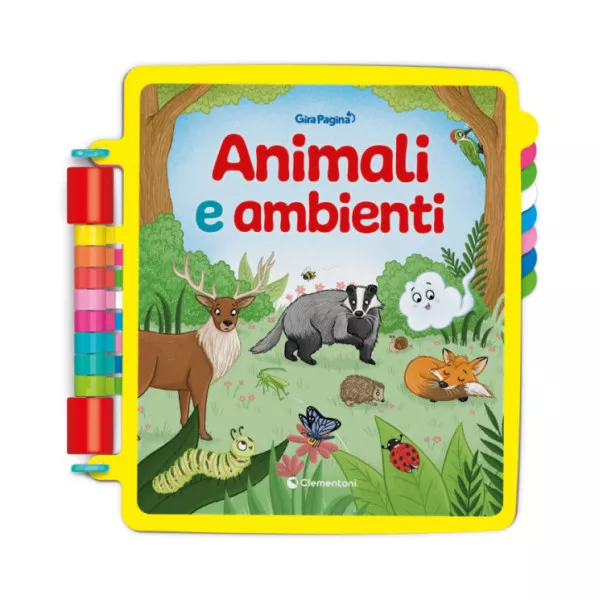Sapientino GiraPagina – Libro Interattivo Animali e Ambienti 3-5 Anni Clementoni