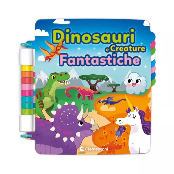 Sapientino GiraPagina – Dinosauri e Creature Fantastiche Libro Interattivo 4-6 Anni Clementoni
