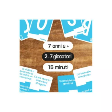 Gioco di Carte Quick Stop Kids – Party Game Educativo 7+ Anni, Divertente e Veloce per 2-7 Giocatori