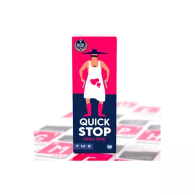 Quick Stop – Senza Filtri, Gioco di Carte per Adulti 16+, Party Game Divertente e Irrorente per 2-7 Giocatori