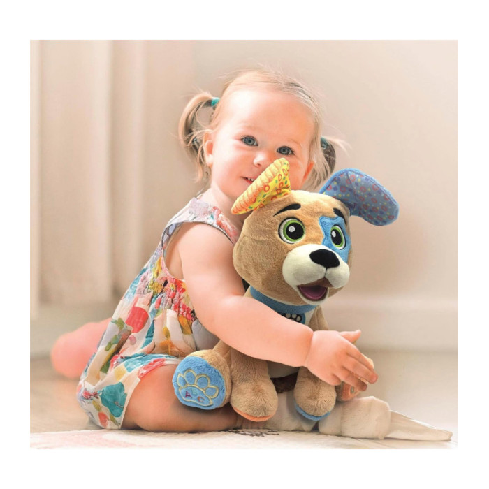 Peluche Interattivo Timmy Parla Gioca Canta – Cane Parlante 12+ Mesi con Musica e Frasi, Baby Clementoni