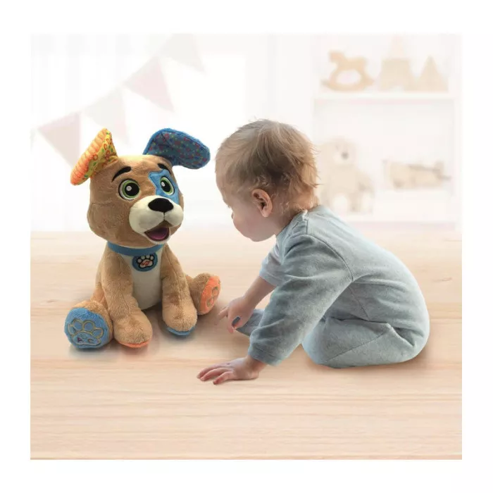 Peluche Interattivo Timmy Parla Gioca Canta – Cane Parlante 12+ Mesi con Musica e Frasi, Baby Clementoni