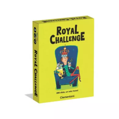 Gioco da Tavolo Royal Challenge – Party Game 3-10 Giocatori con 200 Sfide Divertenti, Abilità e Prontezza, Clementoni
