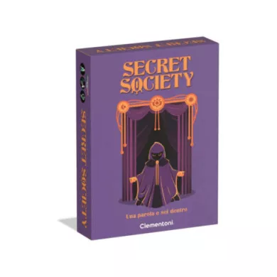 Gioco da Tavolo Secret Society – Party Game Deduzione e Parole Segrete 3-7 Giocatori, Clementoni