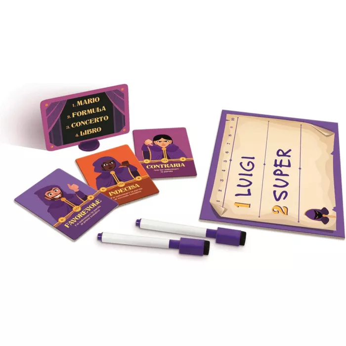 Gioco da Tavolo Secret Society – Party Game Deduzione e Parole Segrete 3-7 Giocatori, Clementoni