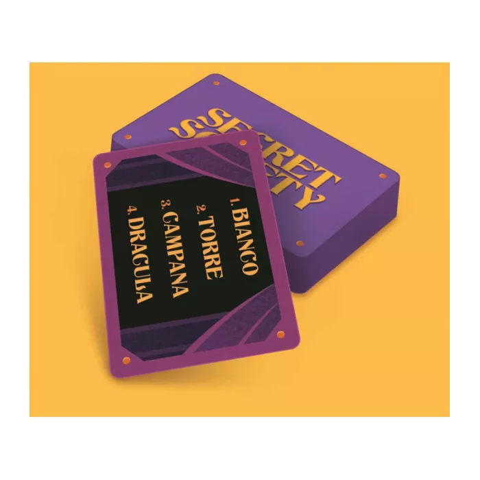 Gioco da Tavolo Secret Society – Party Game Deduzione e Parole Segrete 3-7 Giocatori, Clementoni
