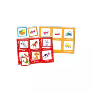 Flashcard Montessori Parole e Immagini – Carte Educative 1-3 Anni per Riconoscere Animali Cibi e Oggetti, Sapientino Clementoni