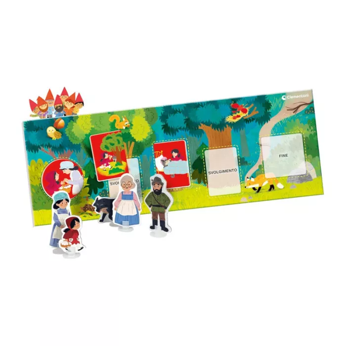 Flashcard Montessori Mille e una Fiaba – Carte Educative 4-6 Anni per Costruire Storie, Sapientino Clementoni