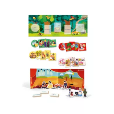 Flashcard Montessori Mille e una Fiaba – Carte Educative 4-6 Anni per Costruire Storie, Sapientino Clementoni