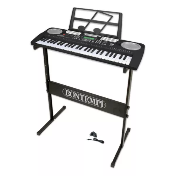 Tastiera Digitale 54 Tasti con Gambe Bontempi HarmonyLegs – Pianola Musicale USB per Bambini 5+ Anni