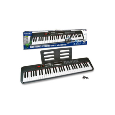 Tastiera Digitale 61 Tasti Bontempi HarmonyKeys – Pianola Professionale USB per Bambini e Ragazzi, 910x215x90 mm