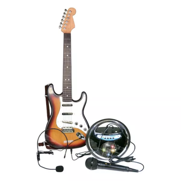 Chitarra Elettronica Bontempi RockMaster – Chitarra Giocattolo con Amplificatore Wireless per Bambini 5+ Anni