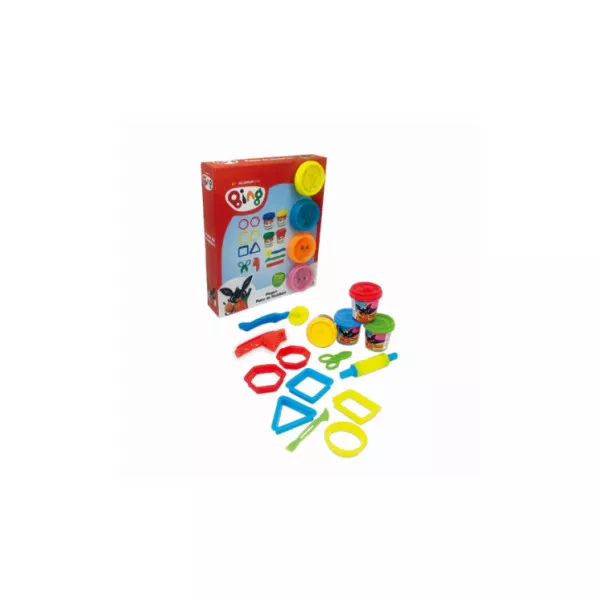 Playset Pasta da Modellare Bing – 4 Vasetti con Formine e Accessori per Bambini 3+ Anni