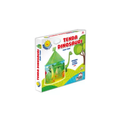 Tenda Gioco Dinosauri – Play Tent per Bambini 105×125 cm 24+ Mesi