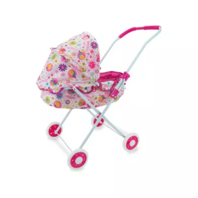 Carrozzina per Bambole Leggera e Pieghevole – Passeggino Giocattolo con Cappotta 67 cm 3+ Anni
