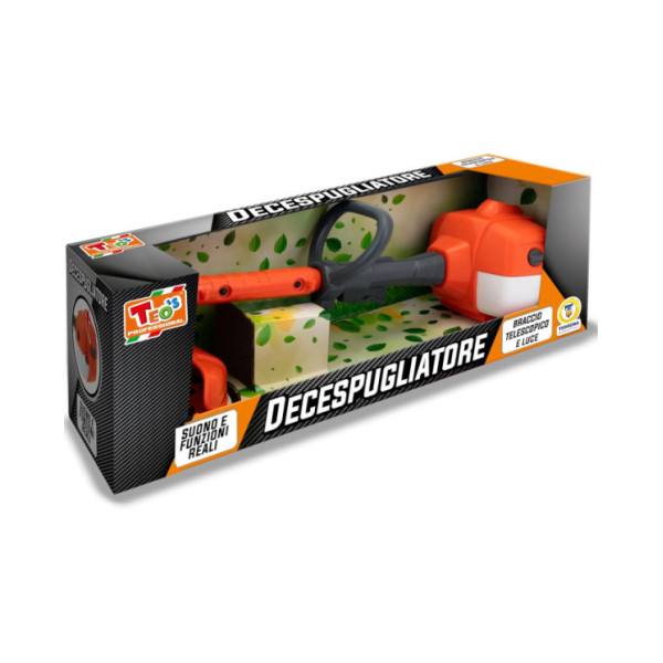 Decespugliatore Giocattolo a Batteria – Attrezzo da Giardinaggio per Bambini 3+ Anni, Braccio Telescopico 57 cm