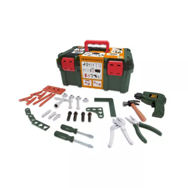 Valigetta Attrezzi Giocattolo – Set Utensili Completo con Trapano, Martello e Accessori 3+ Anni