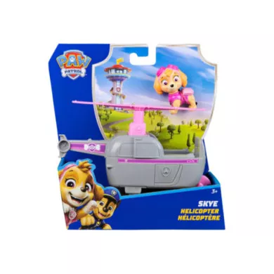 Paw Patrol Elicottero di Skye con Veicolo e Personaggio Skye 3+ Anni, Gioco Immaginazione per Bambini