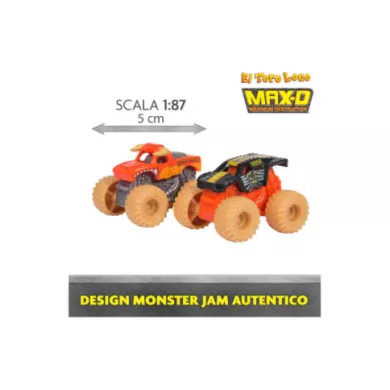 Monster Jam Set di Gioco Venom Velocity Scorpion con Pista e 2 Monster Truck 1:87, Bambini 3-6 Anni