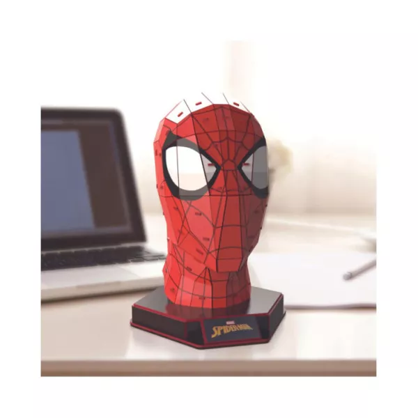 Puzzle 3D Marvel Spider-Man 4D Build 82 Pezzi con Supporto, Modellismo da Tavolo per Ragazzi e Adulti 12+ Anni