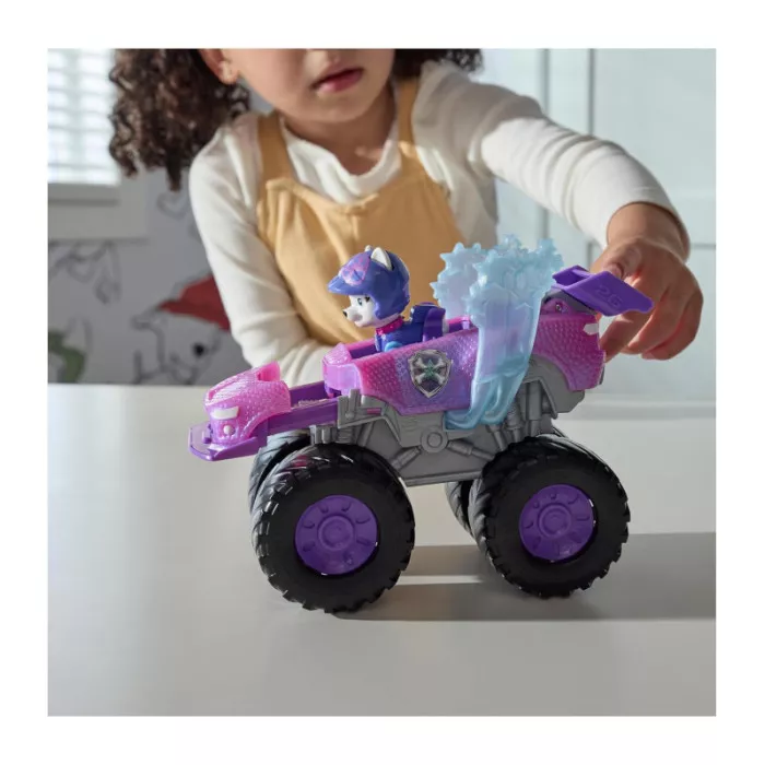Paw Patrol Rescue Wheels Roxi con Camion Trasformabile e Personaggio 3+ Anni, Veicolo Giocattolo per Bambini