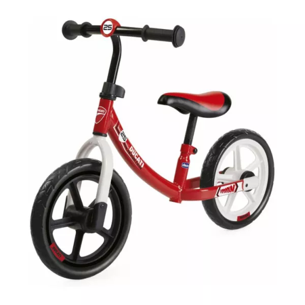 Ducati Monster Balance Bike – Bicicletta Senza Pedali Bambini 2-5 Anni, Regolabile, Max 25 kg, Rossa Chicco