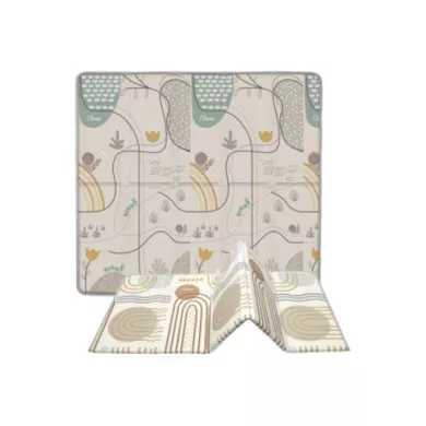 Tappeto Gioco Bambini 2in1 XXL – Double Face 200×180 cm, Extra Morbido e Pieghevole, 0+ Mesi Chicco