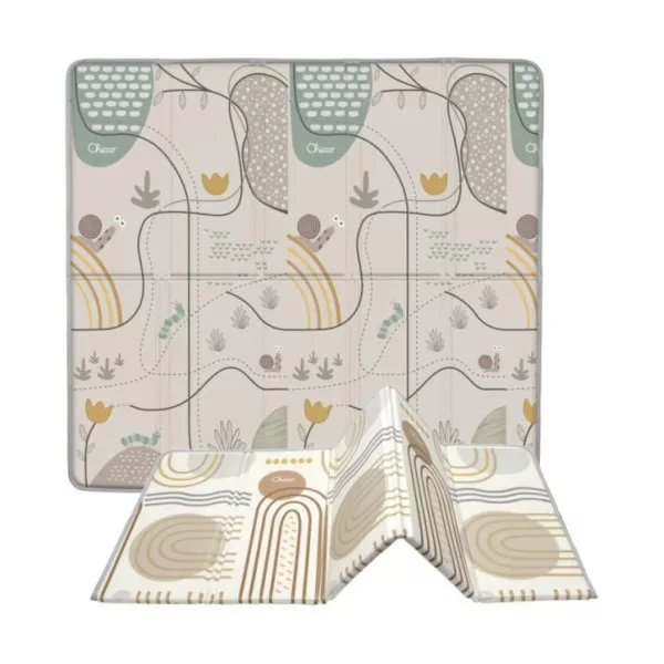 Tappeto Gioco Bambini 2in1 XXL – Double Face 200×180 cm, Extra Morbido e Pieghevole, 0+ Mesi Chicco