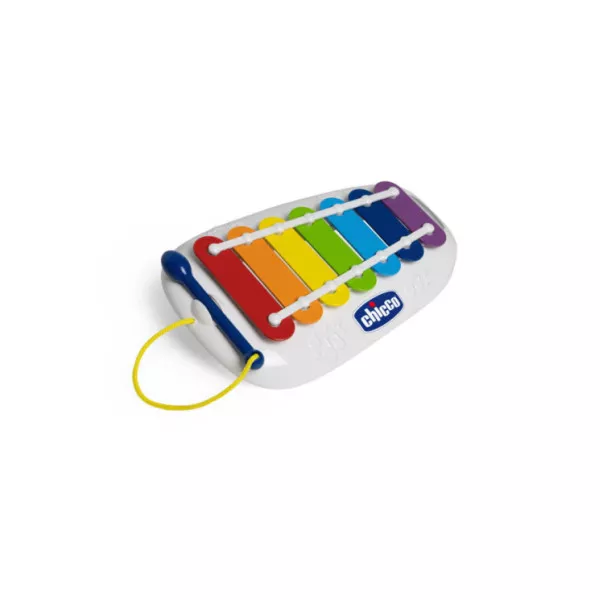 Chicco Xilofono 12M+ – Gioco Musicale con 7 Barre Colorate e Bacchetta, Stimola Creatività e Ritmo