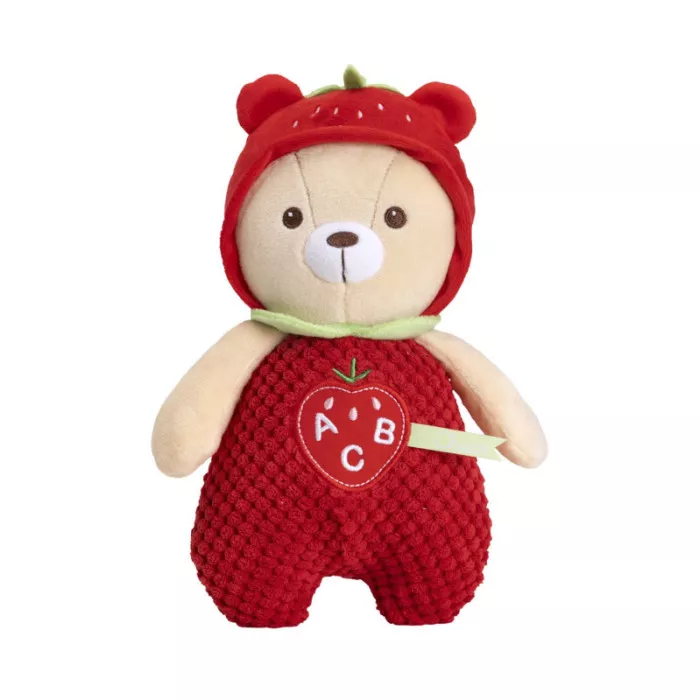 Orsetto Fragolino Chicco – Peluche Interattivo Trilingue ABC con Suoni e Filastrocche, 6+ Mesi