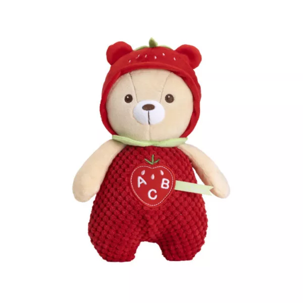 Orsetto Fragolino Chicco – Peluche Interattivo Trilingue ABC con Suoni e Filastrocche, 6+ Mesi
