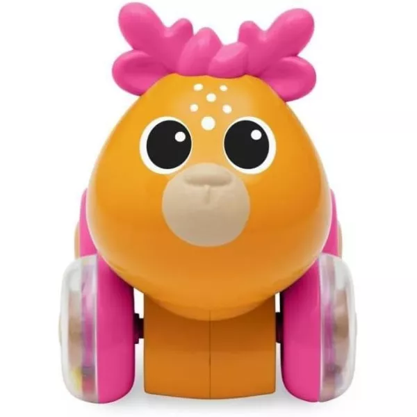 Cerbiatto Sprint&Go Chicco – Animaletto Retrocarica con Luci e Suoni, Stimola il Gattonamento, 6-36 Mesi